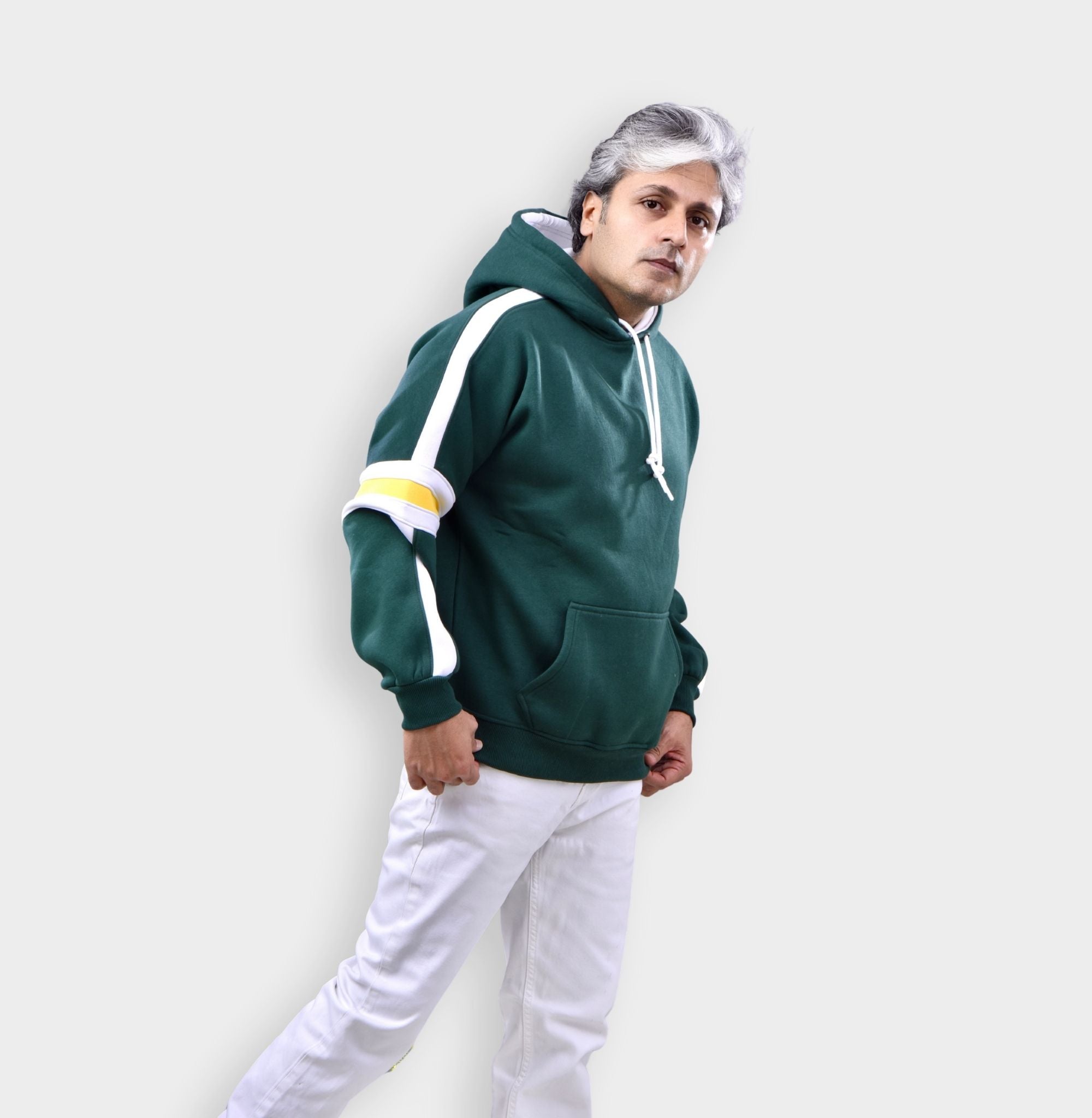 The Green Tea - Ultra-soft Cotton-fleece Winter Hoodie